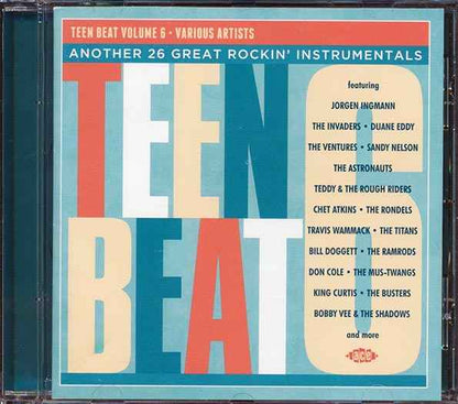 Bobby Vee, The Ventures, The Ramrods, The Astronauts, Etc. - Teen Beat Volume 6: Another 26 Great Rockin' Instrumentals (26 tracks) (incl. large booklet) (CD)