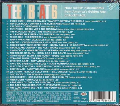 Bobby Vee, The Ventures, The Ramrods, The Astronauts, Etc. - Teen Beat Volume 6: Another 26 Great Rockin' Instrumentals (26 tracks) (incl. large booklet) (CD)