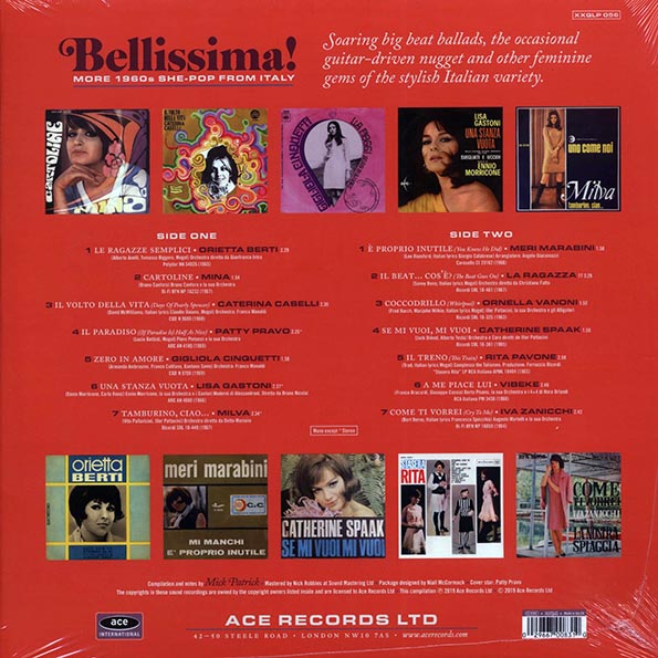 Orietta Berti, Mina, Caterina Cabelli, Etc. - Bellissima! More 1960s She-Pop From Italy (LP)