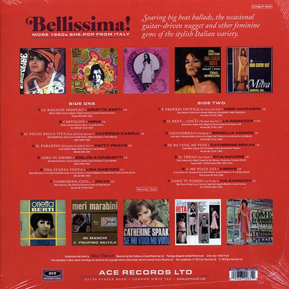 Orietta Berti, Mina, Caterina Cabelli, Etc. - Bellissima! More 1960s She-Pop From Italy (LP)