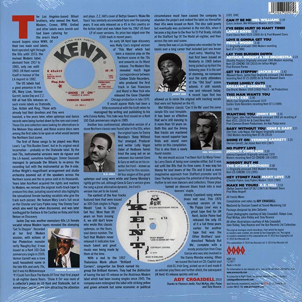 Mel Williams, The Other Brothers, Wally Cox, Etc. - Los Angeles Modern & Kent Northern Soul (LP)