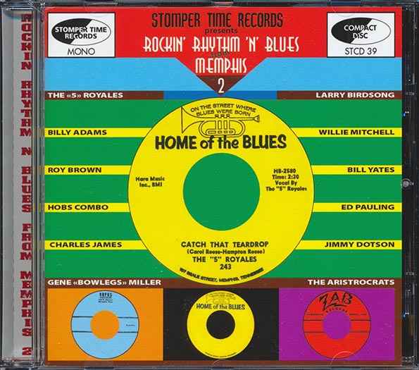 Bill Yates, Billy Adams, Roy Brown, Etc. - Rockin' Rhythm 'N' Blues From Memphis Volume 2 (31 tracks) (incl. large booklet) (CD)