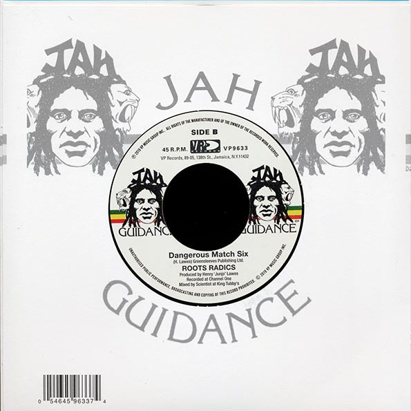 Johnny Osbourne - Never Stop Fighting  /  Roots Radics - Dangerous Match Six (7")