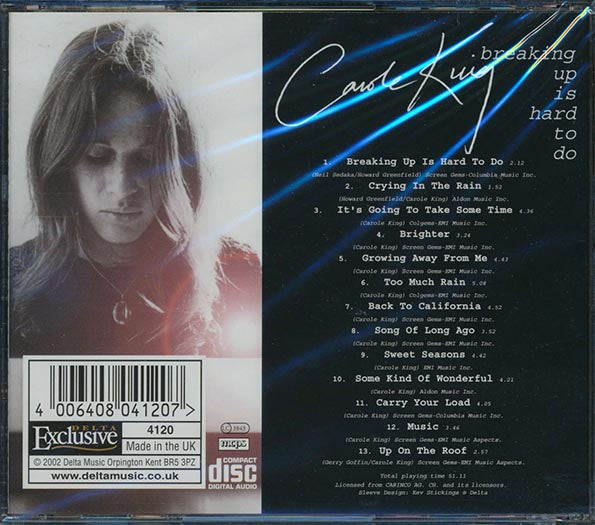 Carole King - Breaking Up Is Hard To Do (CD)