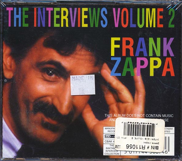Frank Zappa - The Interview Volume 2 (CD)