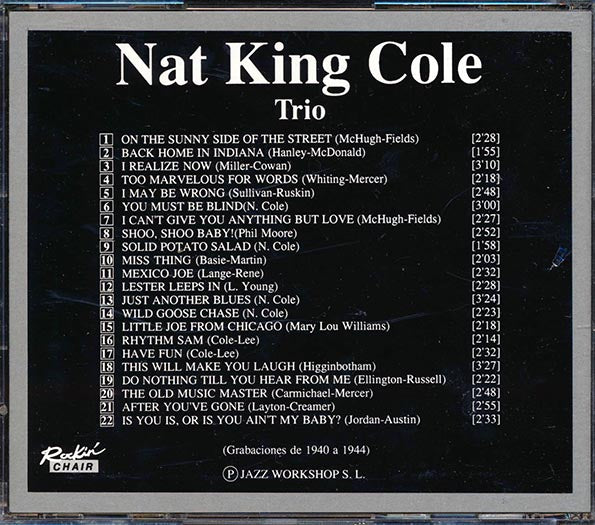 Nat King Cole - Trio, Featuring Oscar Moore (CD)