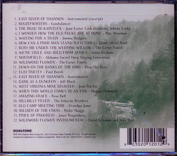 Jimmie Rodgers, June Carter Cash, Mac Wiseman, Etc. - The Appalachians: Companion To The Public Television Series (22 tracks) (CD)