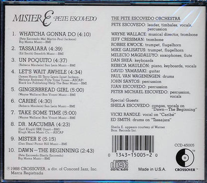 Pete Escovedo - Mister E (CD)