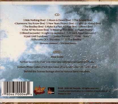 Further Seems Forever - The Final Curtain (20 tracks) (incl. DVD) (CD)