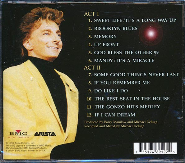Barry Manilow - Love On Broadway (CD)