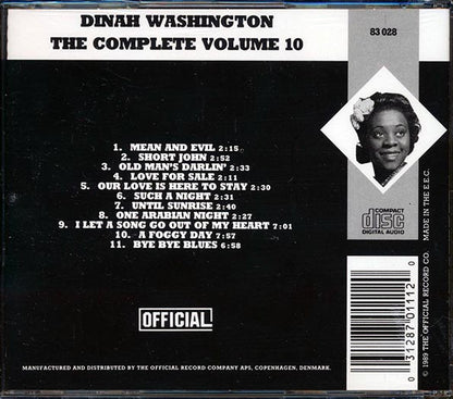 Dinah Washington - The Complete Dinah Washington Volume 10: 1953-1954 (CD)