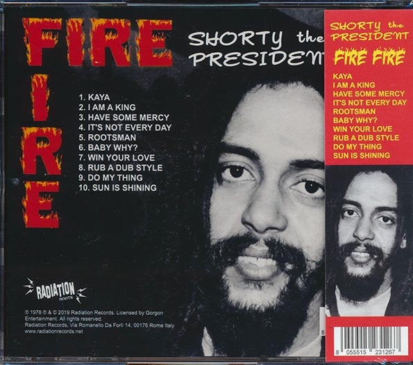 Shorty The President - Fire Fire (CD)