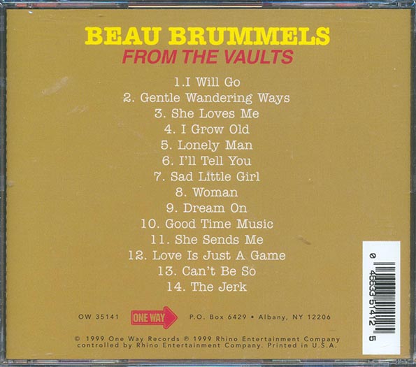 The Beau Brummels - From The Vaults (CD)
