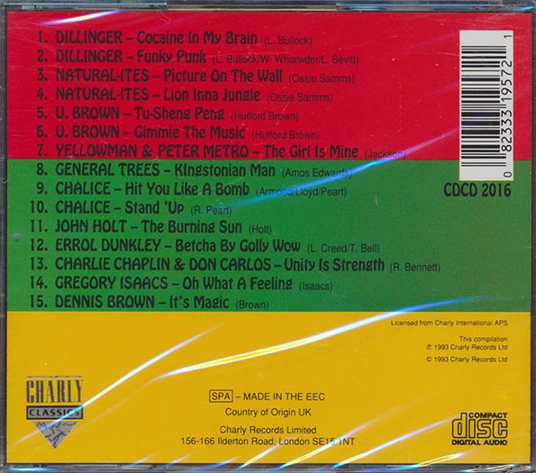 Natural Ites, Chalice, Gregory Isaacs, Etc. - 15 Crucial Reggae Cuts (CD)