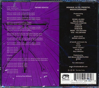 Christian Death - Insanus, Ultio, Prodito, Misericordiaque (marked/ltd stock) (CD)