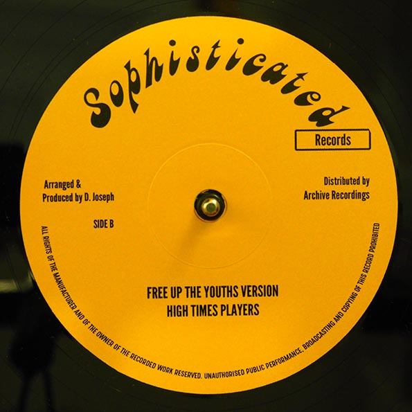 Time Unlimited - Free Up The Youths (Straight Mix); Time Unlimited - Free Up The Youths (Vibes Mix)  /  High Times Players - Free Up The Youths Version (12")