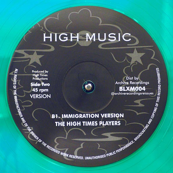 Paketo Wilson - Immigration; Paketo Wilson - Immigration (Alternative Mix)  /  High Times Players - Immigration Version (12")