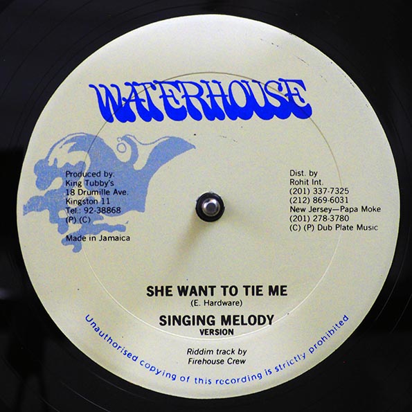 Singing Melody - She Want To Tie Me; Firehouse Crew - Version  /  Singing Melody - Words Get In The Way; Firehouse Crew - Version (12")