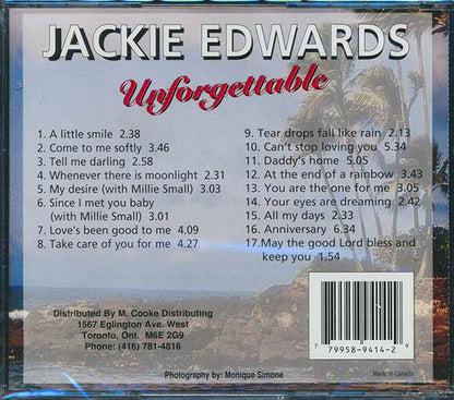 Jackie Edwards - Unforgettable (CD)