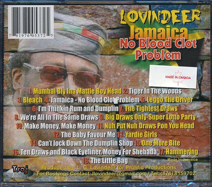 Lovindeer - Jamaica: No Blood Clot Problem (CD)