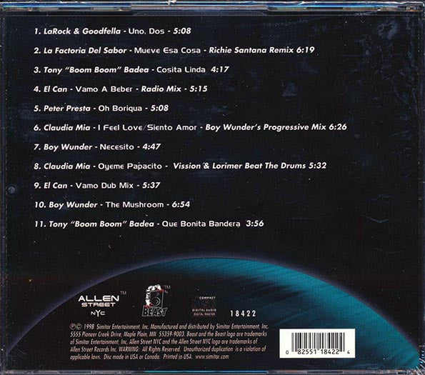 Allen Street, Lou Boogie, Boy Wunder, Etc. - Latino Dance Party: Bajo Techno (CD)