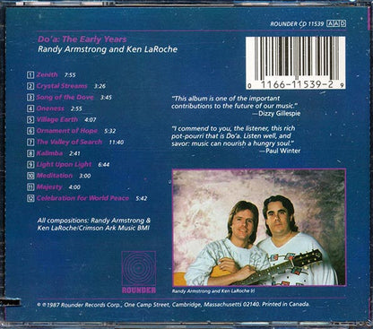 Randy Armstrong, Ken Laroche - Do'a: The Early Years: Selections From Lioght Upon Light & Ornament Of Hope (CD)