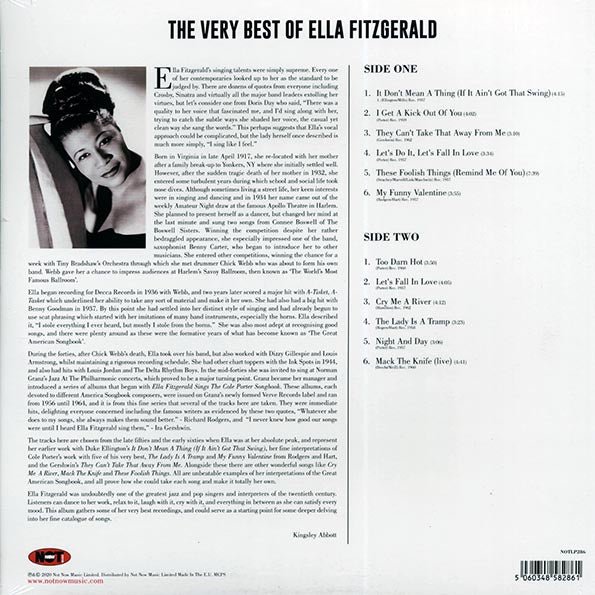 Ella Fitzgerald - The Very Best Of Ella Fitzgerald (180g) (LP) - PureSound Records