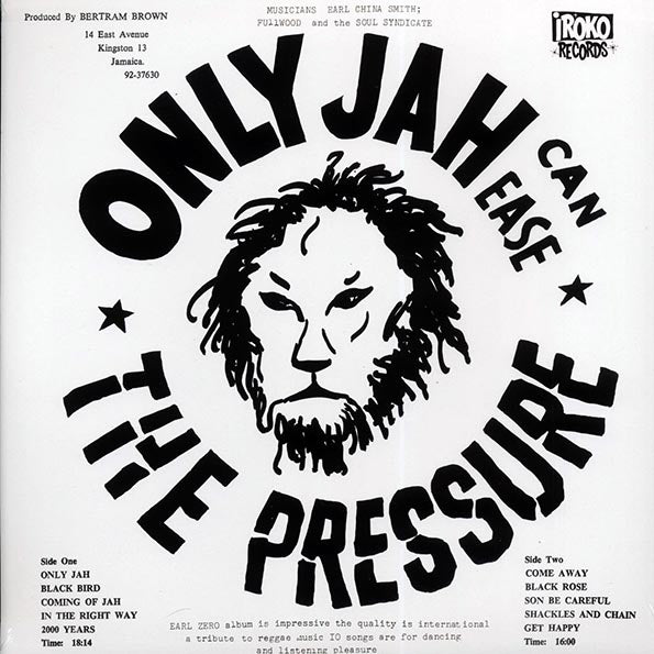 Earl Zero - Only Jah Can Ease The Pressure (LP) - PureSound Records