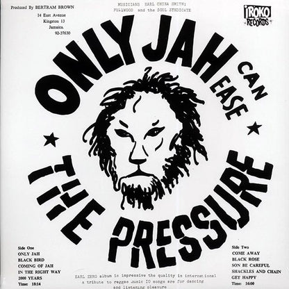 Earl Zero - Only Jah Can Ease The Pressure (LP) - PureSound Records