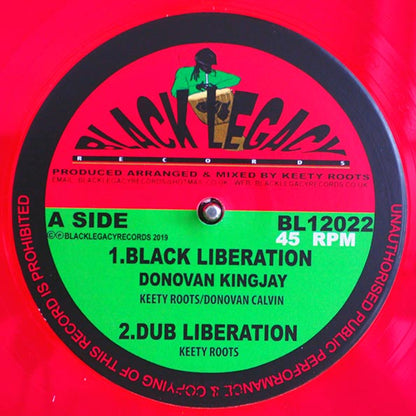Donovan Kingjay - Black Liberation; Ketty Roots - Dub Liberation  /  Donovan Kingjay - Great Steve Biko; Keety Roots - Great Dub (12")