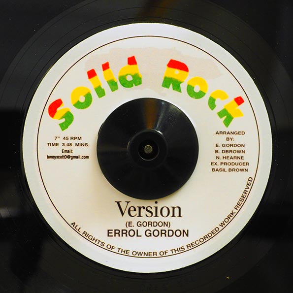 Errol Gordon - Message  /  Version (7")