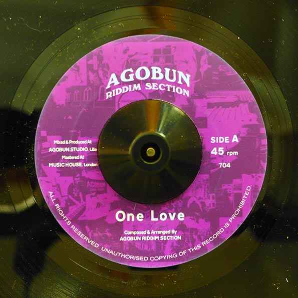 Agobun Riddim Section - One Love  /  Agobun Riddim Section - Dub Love (7")