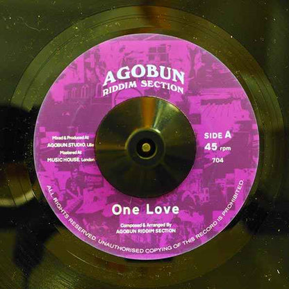 Agobun Riddim Section - One Love  /  Agobun Riddim Section - Dub Love (7")