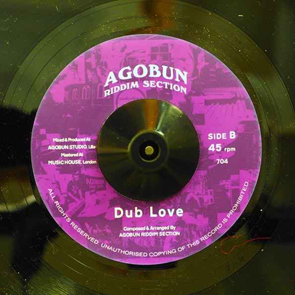 Agobun Riddim Section - One Love  /  Agobun Riddim Section - Dub Love (7")