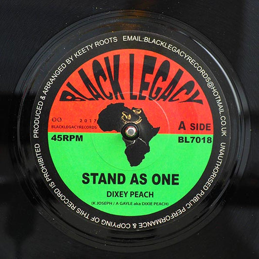 Dixie Peach - Stand As One  /  Keety Roots - Dub As One (7")