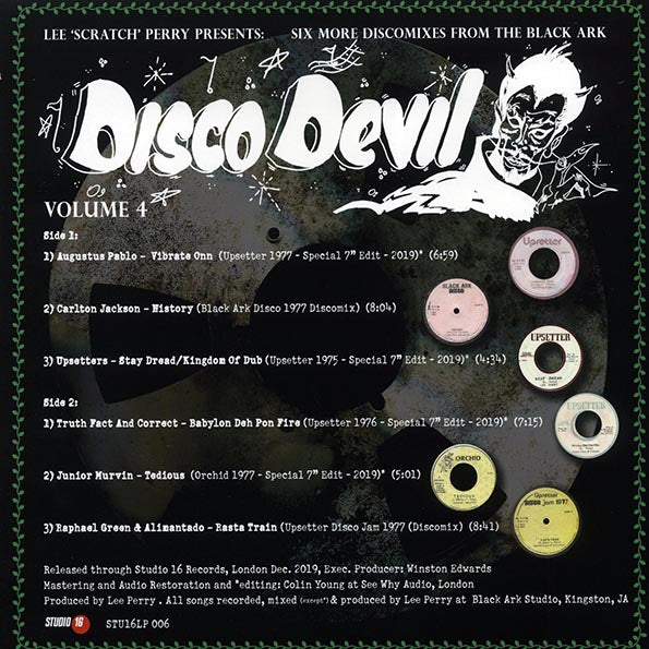 Lee Perry - Disco Devil Volume 4: Six More Classic Discomixes From The Black Ark Studio 1977-79 (LP) - PureSound Records