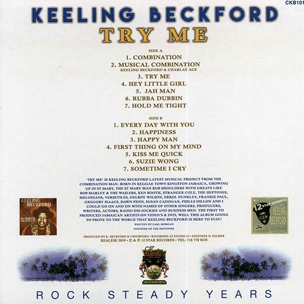 Keeling Beckford - Try Me (LP) - PureSound Records