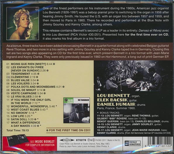 Lou Bennett - Dansez Et Revez (+7 bonus tracks) (incl. large booklet) (remastered) (CD)