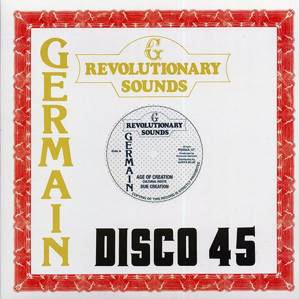 Cultural Roots - Age Of Creation; Revolutionaries - Dub Creation  /  Revolutionaries - Dub Of Creation (10", 12")