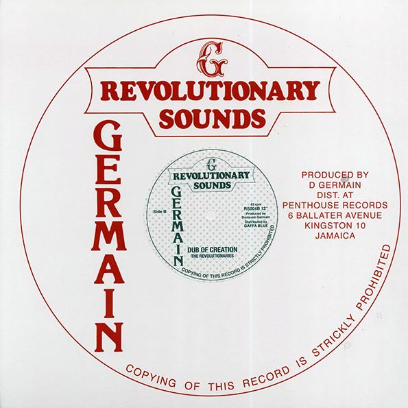 Cultural Roots - Age Of Creation; Revolutionaries - Dub Creation  /  Revolutionaries - Dub Of Creation (10", 12")