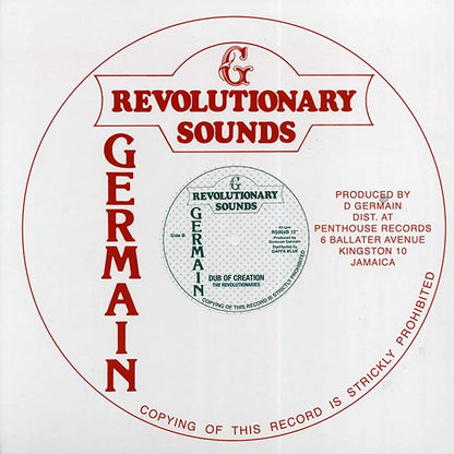 Cultural Roots - Age Of Creation; Revolutionaries - Dub Creation  /  Revolutionaries - Dub Of Creation (10", 12")
