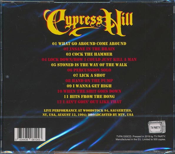 Cypress Hill - Woodstoned: Live At The Woodstock Festival 1994 TV Broadcast (CD)