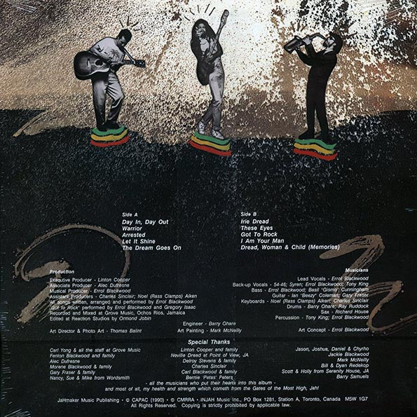 Errol Blackwood & Injah - Warrior (LP)