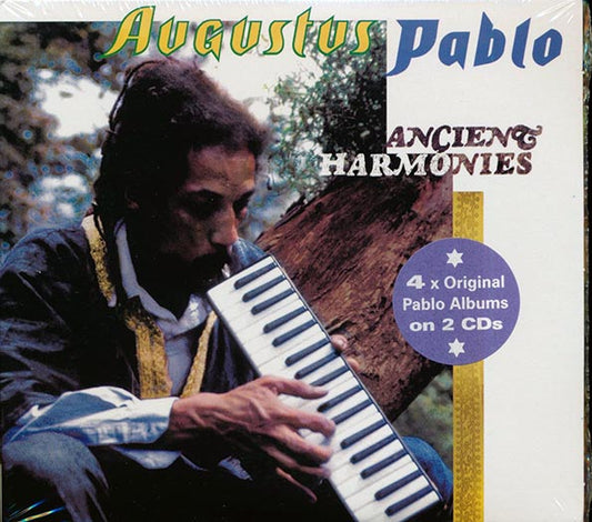 Augustus Pablo - Ancient Harmonies: Blowing With The Wind + Rockers Comes East + One Step Dub + Rising Sun (4 albums on 2 CDs) (39 tracks) (2xCD) (CD)