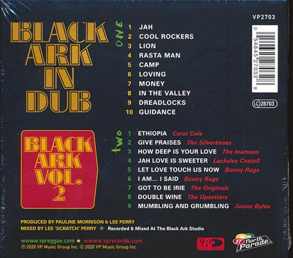 Lee Perry, Lacksley Castell, The Upsetters, Etc. - Black Ark In Dub + Black Ark Volume 2 (2 albums on 2 CDs) (2xCD) (CD)