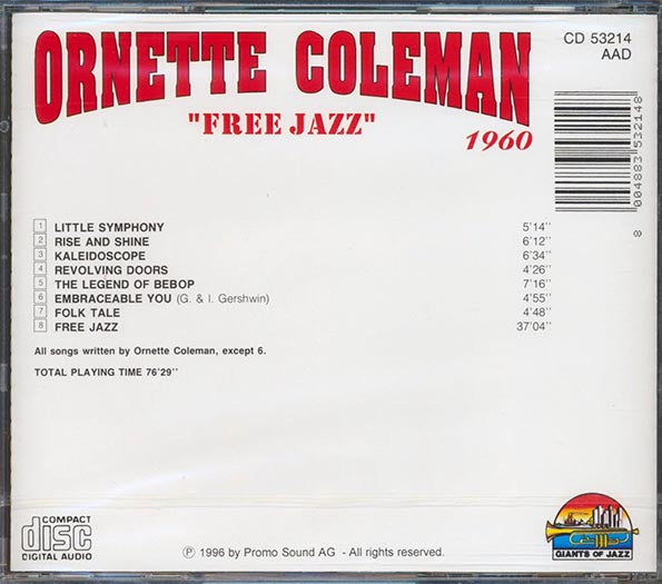 Ornette Coleman - Free Jazz (CD)