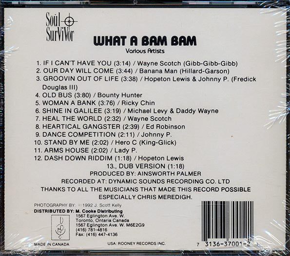 Banana Man, Bounty Hunter, Hopeton Lewis, Johnny P, Etc. - What A Bam Bam! (CD)
