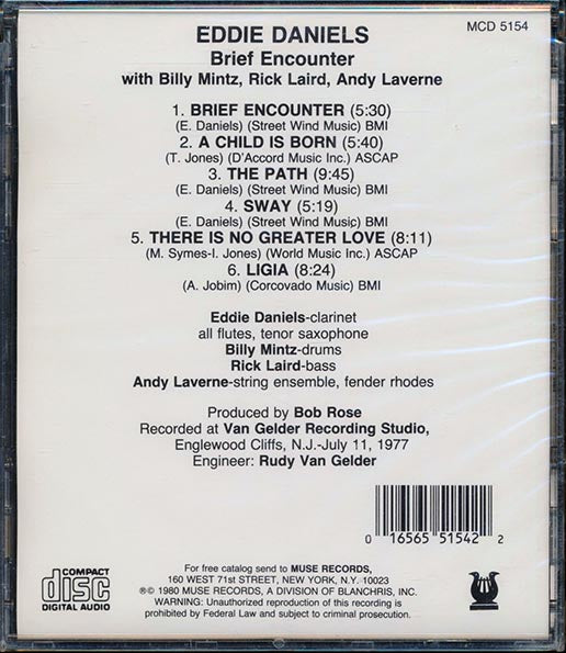 Eddie Daniels - Brief Encounter (CD)