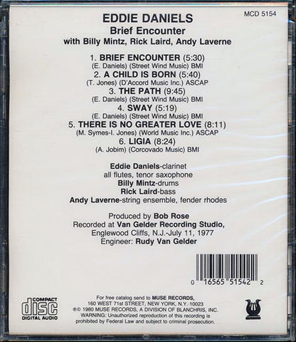 Eddie Daniels - Brief Encounter (CD)