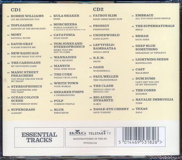 The Corrs, Moby, Texas, David Gray, Toploader, Supergrass, Etc. - Essential Tracks (20 tracks) (CD)